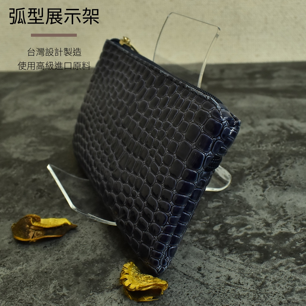 弧型透明壓克力商品展示架-M (1組10入)