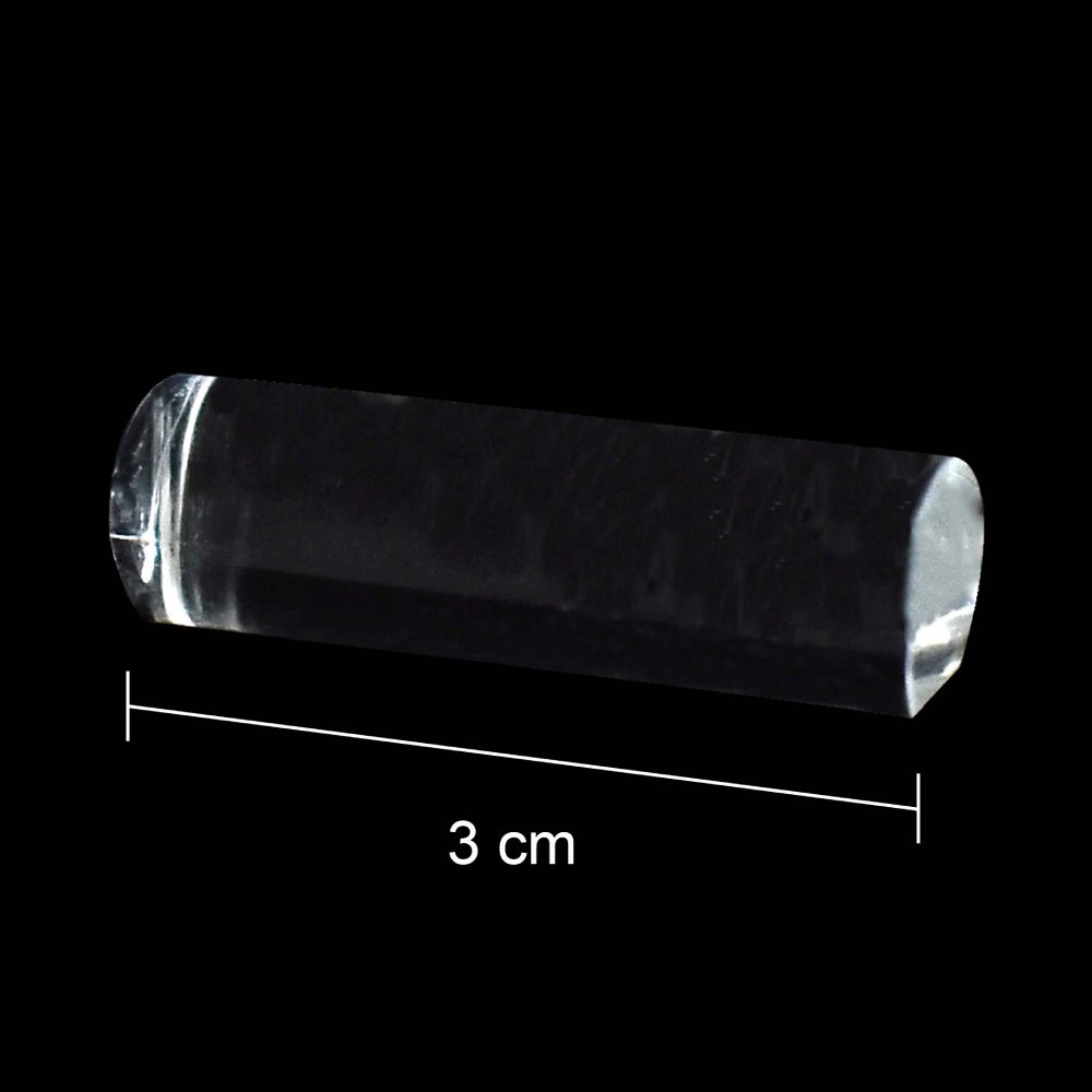 圓柱型抽屜把手透明壓克力配件(長3cm)