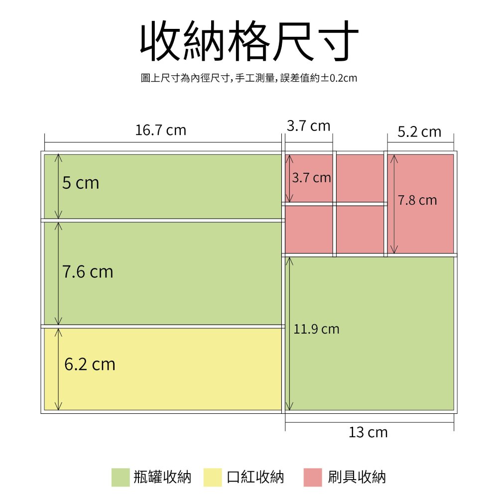 化妝品壓克力收納盒贈12格口紅收納架-透明(32x21x9cm)