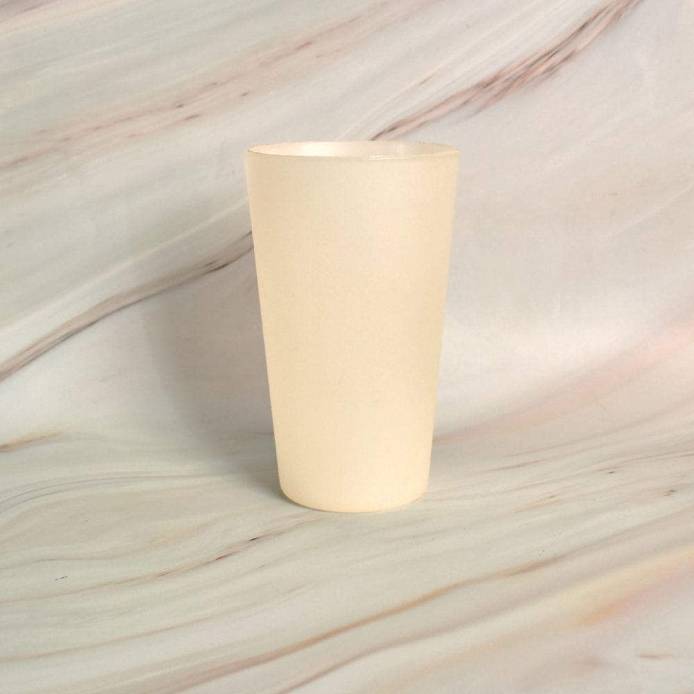 多彩PP塑膠杯高款-560ml(純粹白)
