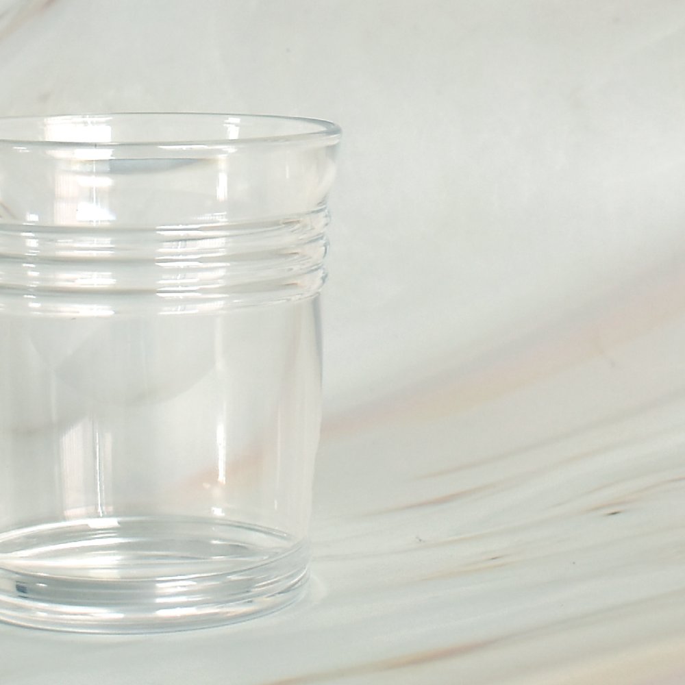 廣口造型塑膠杯矮款-380ml
