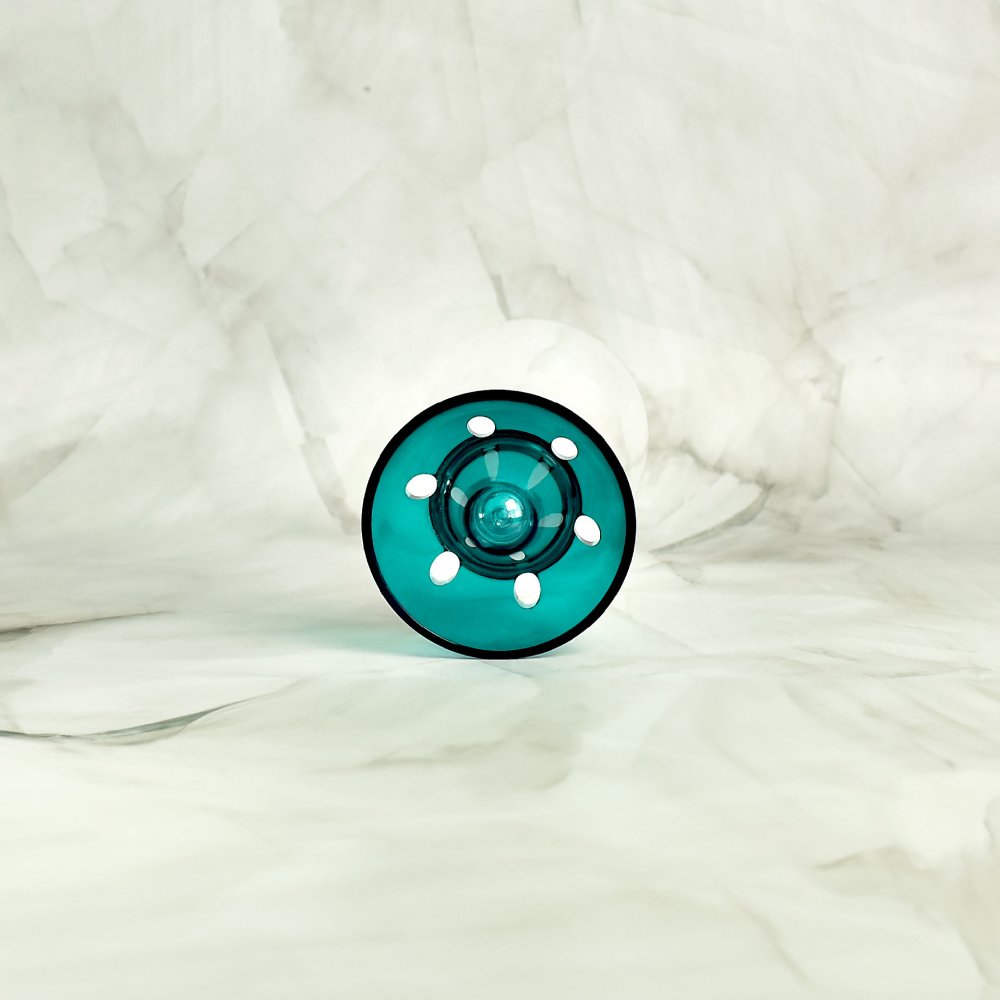 尊爵圓弧造型壓克力杯-360ml(孔雀綠)