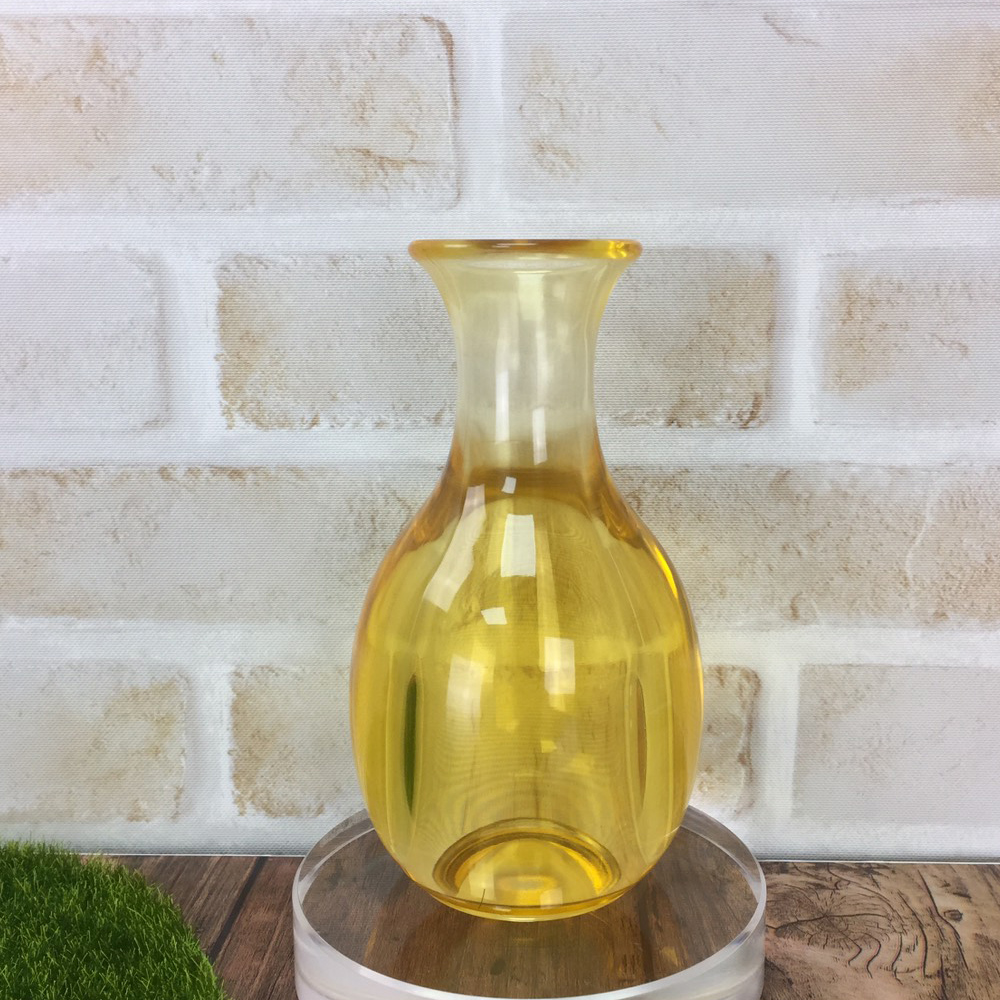 典雅壓克力花瓶-香檳黃(高13cm)