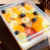 【小山甜點市集】繽紛水果乳酪寶盒(奶蛋素)限冷藏
