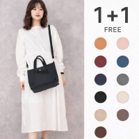 SADIE 輕量防潑水多隔層手提側背包｜買一送一限定 通勤日常兩用包 NO.WB012