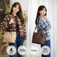 SADIE 輕量防潑水多隔層手提側背包｜尼龍通勤包 女用斜背包 NO.WB012