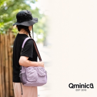 Qminica 通勤便攜可折疊單肩包｜輕量防潑水斜背包 男女通用 11吋平板收納 NO.QM067