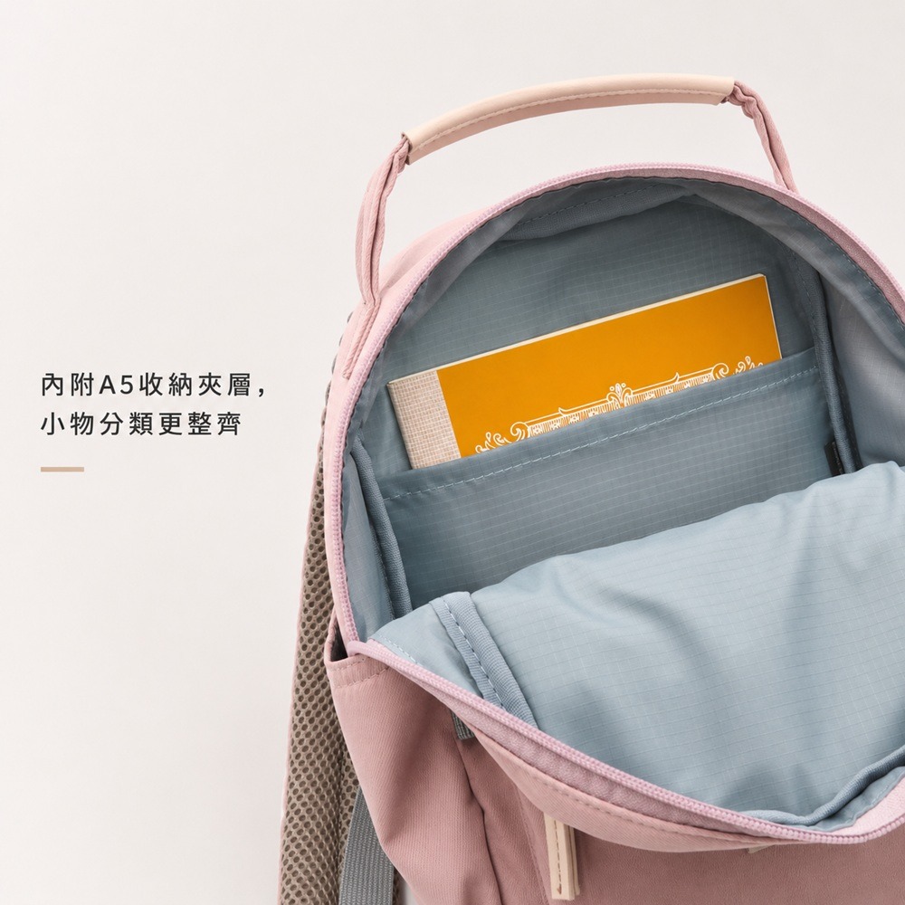 日系斜紋布防潑水後背包｜小尺寸輕量通勤包 NO.WBKK041