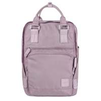 Qminica 拼接色方形後背包｜防潑水 14吋筆電收納 通勤包 男女通用 NO.QM030