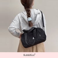 kah&kee 經典復古帆布側背包｜多功能手提包 拼色文藝風 NO.WBKK066