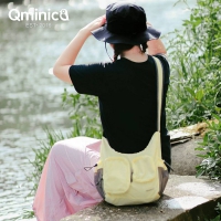 Qminica 通勤便攜可折疊單肩包｜輕量防潑水斜背包 男女通用 11吋平板收納 NO.QM067
