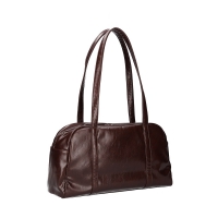 韓國 PAPERAIR 復古時髦肩背包｜大容量印花皮革托特包 NO.WBPR005