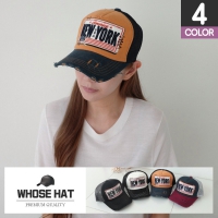 韓國製 復古紐約棒球帽｜男女通用 可調節帽圍 透氣耐髒遮陽帽 NO.BC1808