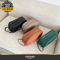 韓國OMNIA 牛皮隨身包 男士手拿包｜真皮收納包 日常外出小包 NO.MB5143