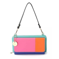 日系拼接色耐磨多功能 3WAY 包｜側背包 手提包 長夾 NO.WBCC002