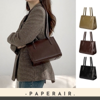 韓國 PAPERAIR 質感皮革小托特包｜輕量單肩側背包 NO.WBPR003