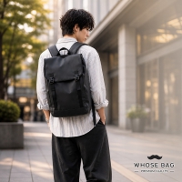 Aries 大容量防潑水後背包｜15吋筆電通勤包 多功能掀蓋設計 NO.WB004