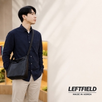 LEFTFIELD輕質皮革側背包｜韓國製 超輕量中性斜背 NO.LF2010
