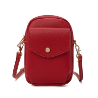 日系輕量皮革迷你側背包手機包 NO.WBM041