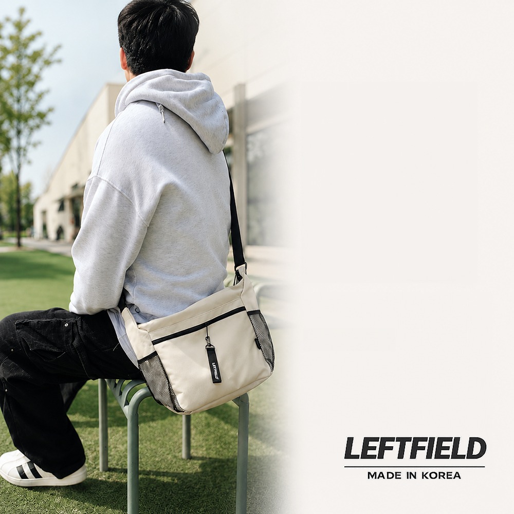 LEFTFIELD 韓國製大容量輕便側背包｜防潑水多層收納通勤旅行包 NO.LF2030 - WHOSE BAG官網