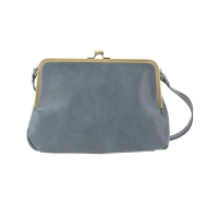 EMILY 復古口金珠釦側背包｜輕量防潑水素面皮革女包 NO.WB016