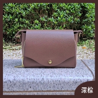 LANA 輕量皮革斜背小方包｜多功能手機錢包 女用通勤側背包 NO.WB008