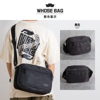 大容量防潑水多隔層側背包｜男女通用斜背包 NO.WBOM004