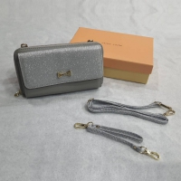 經典蝴蝶結防刮多功能長夾側背包｜可手提斜背 鈔票護照手機收納 NO.WBCC001