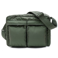 日系防潑水雙口袋戰術風格側背包｜斜背包 NO.WBOM063